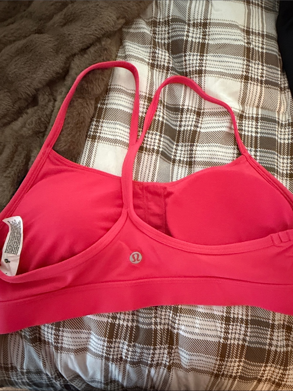 lululemon athletica Bright Pink Light-Support Sports Bra